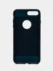 Темно-синий чехол силиконовый темный для iPhone