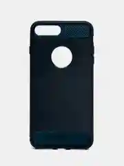 Темно-синий чехол силиконовый темный для iPhone