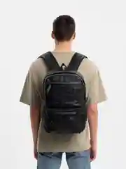Рюкзак черный кожаный мужской из плетенки NOMAD-BRAIDED