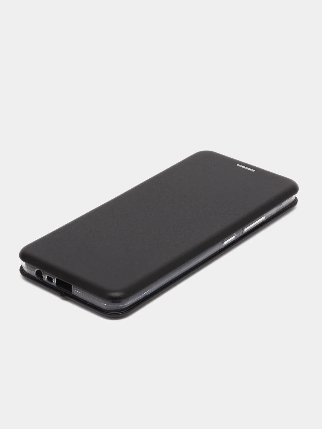 Черный чехол книжка для Realme C25, C25s, C12, C15, C21Y, C11