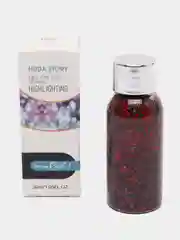 Алый глиттер-гель, блестки для лица и тела на Новый год