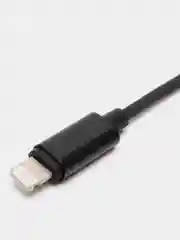 Черный aux переходник для айфона Aux/Lightning / Кабель аукс в машину Jack 3.5mm для Apple iPhone