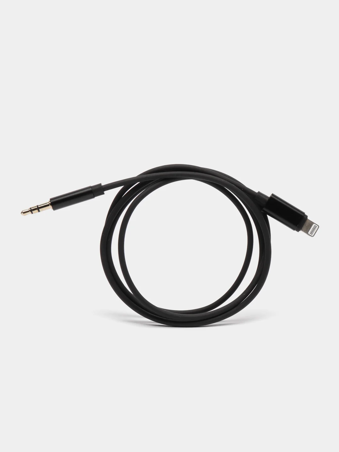 Черный aux переходник для айфона Aux/Lightning / Кабель аукс в машину Jack 3.5mm для Apple iPhone