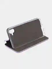 Сиреневый чехол-книжка для Samsung Galaxy A04 (Самсунг Галакси А04)