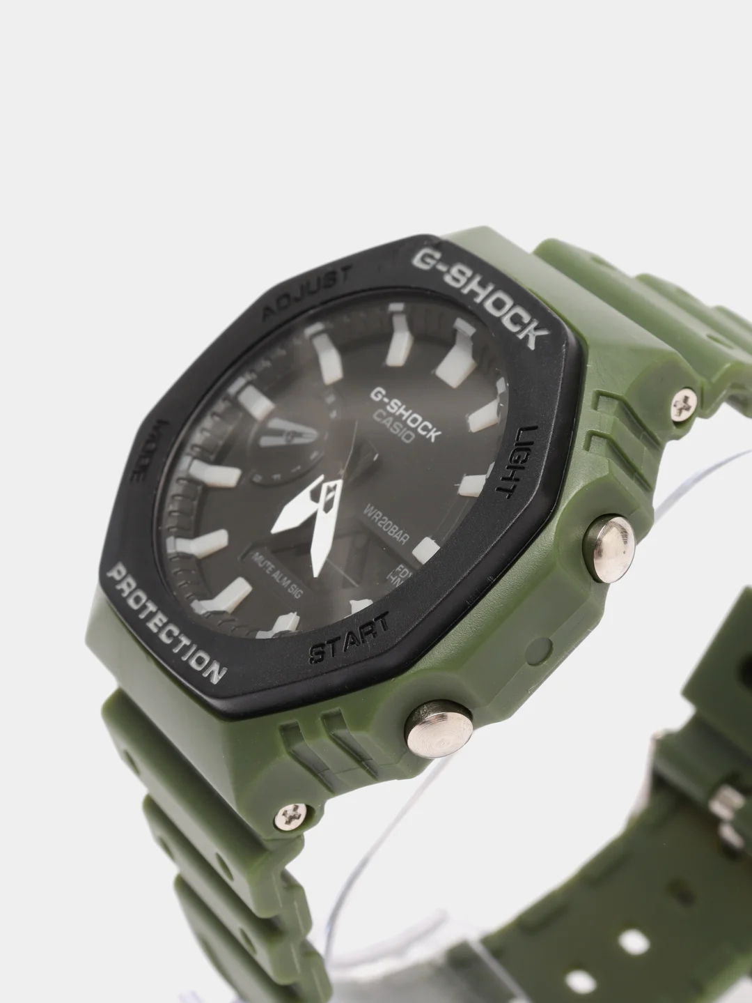 Лесной зеленый наручные военные часы G-Shock, электронные, мужские