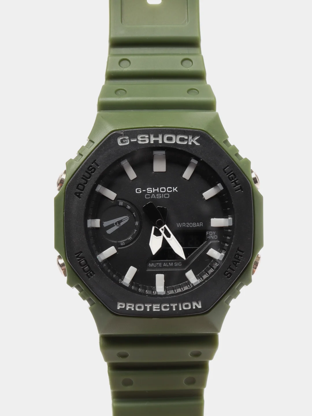 Лесной зеленый наручные военные часы G-Shock, электронные, мужские