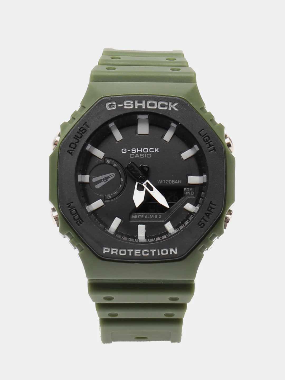 Лесной зеленый наручные военные часы G-Shock, электронные, мужские