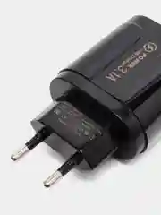 Черный сетевое зарядное устройство для телефона на 4USB выхода. 3.1А. зарядник для телефона