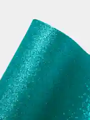 Бирюзовый фоамиран глиттерный для творчества, 20*30 см, 2 мм