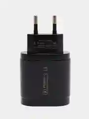 Черный сетевое зарядное устройство для телефона на 4USB выхода. 3.1А. зарядник для телефона