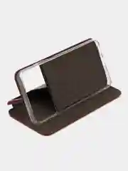 Багровый чехол-книжка Xiaomi Poco M5 / Poco M4 5G  (Поко М5)
