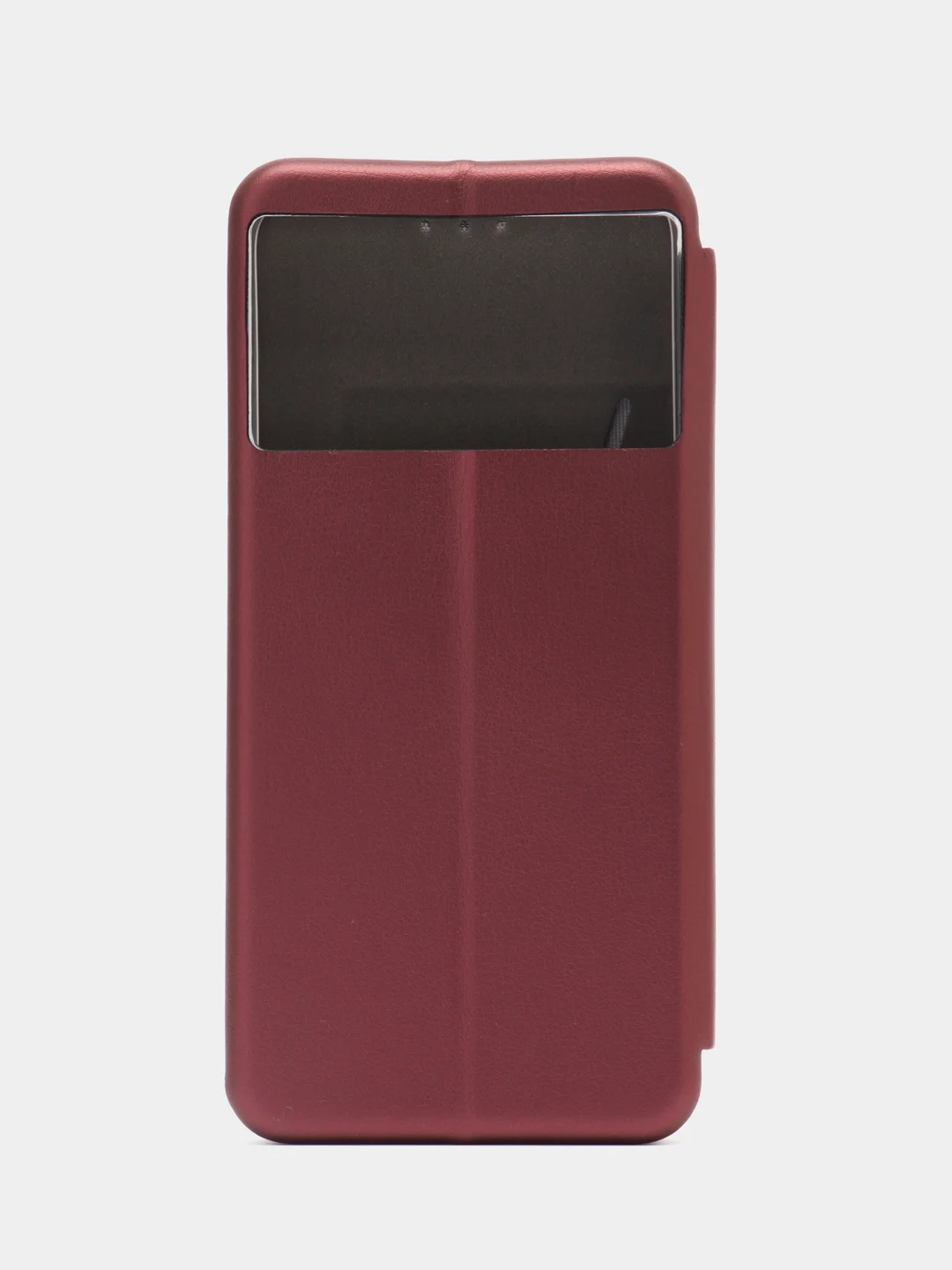 Багровый чехол-книжка Xiaomi Poco M5 / Poco M4 5G  (Поко М5)