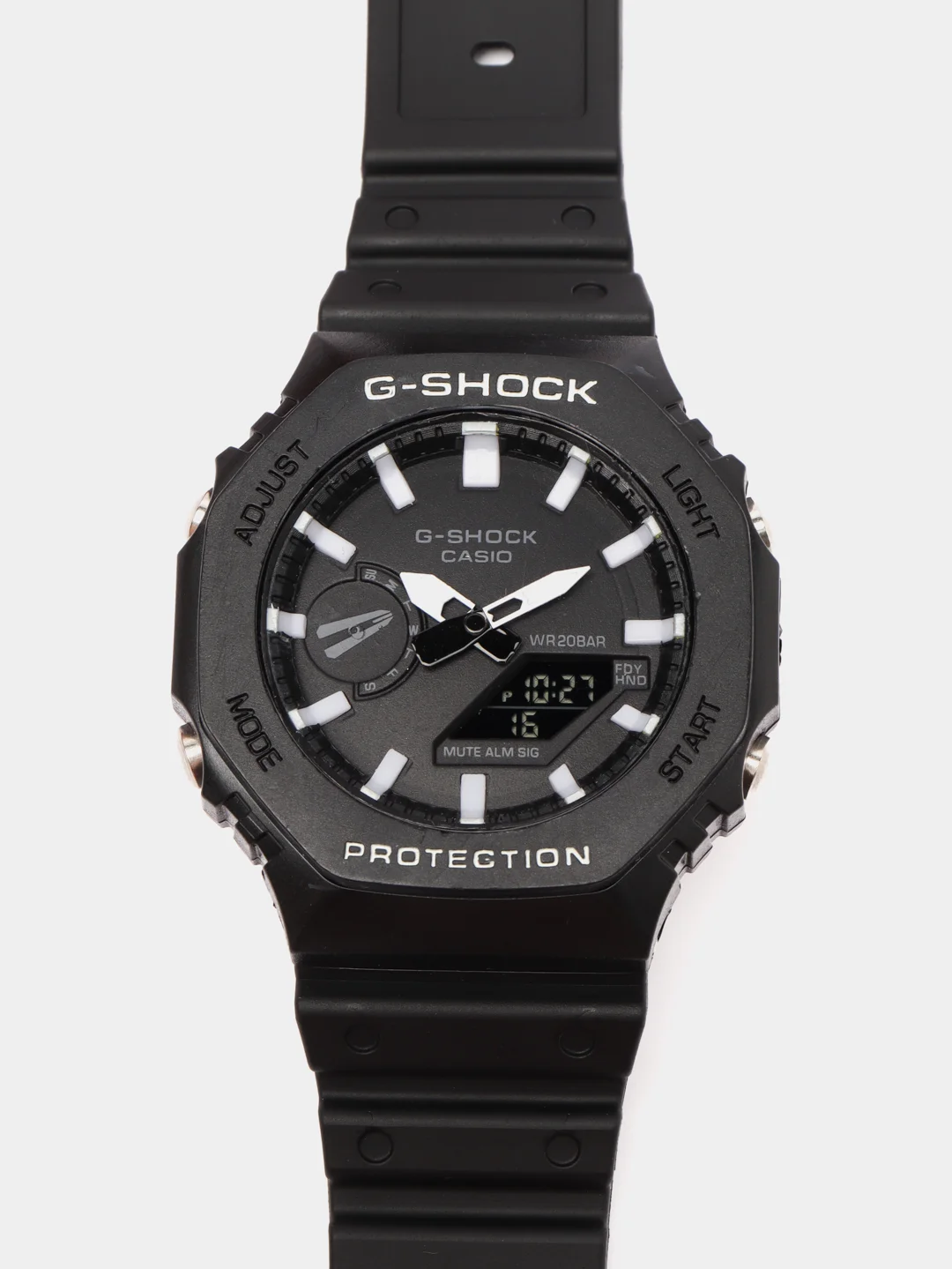 Черный наручные военные часы G-Shock, электронные, мужские