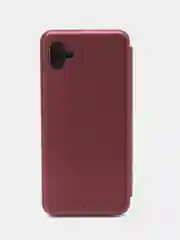 Багровый чехол-книжка для Samsung Galaxy A04 (Самсунг Галакси А04)
