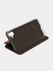Багровый чехол-книжка для Samsung Galaxy A04 (Самсунг Галакси А04)