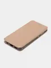Золотой чехол-книжка для Samsung Galaxy A04 (Самсунг Галакси А04)