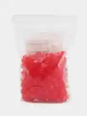 Красный бусины стеклянные граненные биконус
