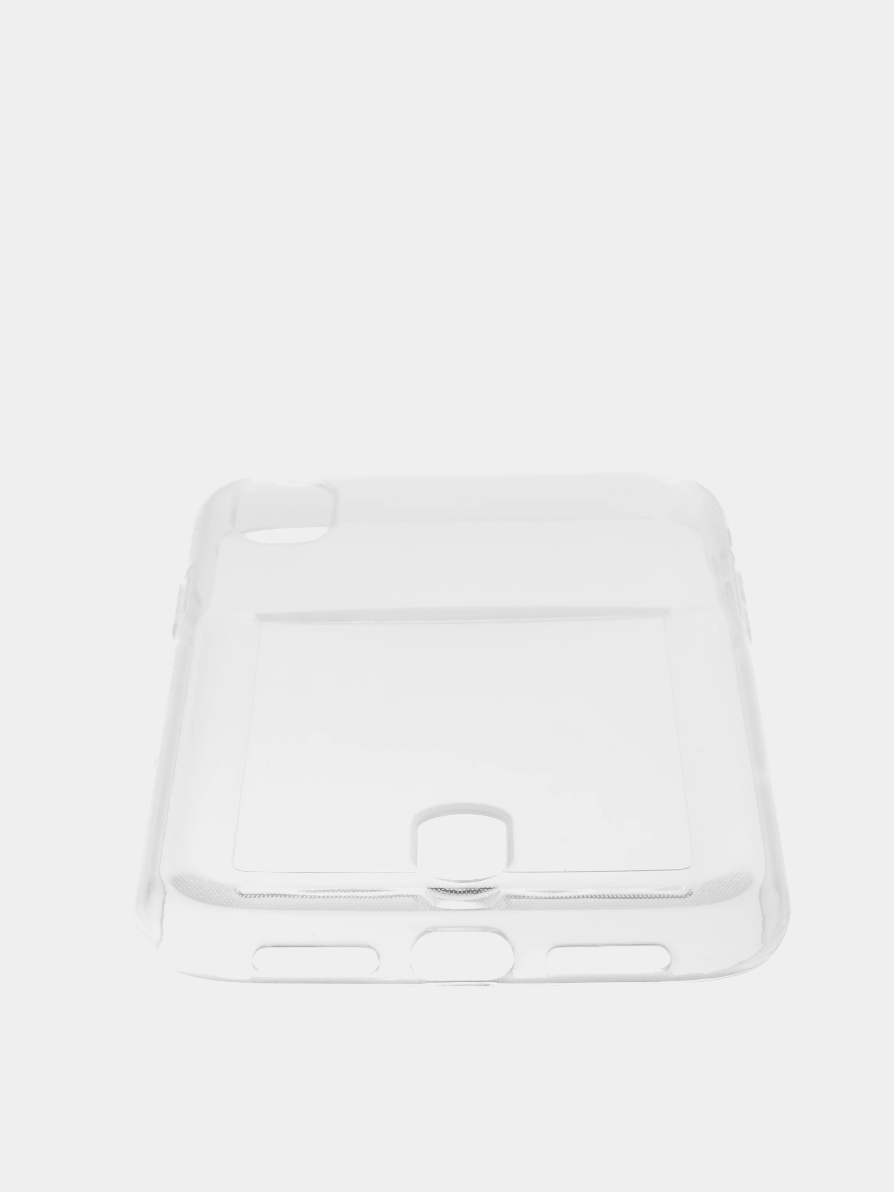 Прозрачный чехол для iPhone X, XS, XR, 11, 12, 13, 14 Pro Max/mini, с карманом для карт, силиконовый