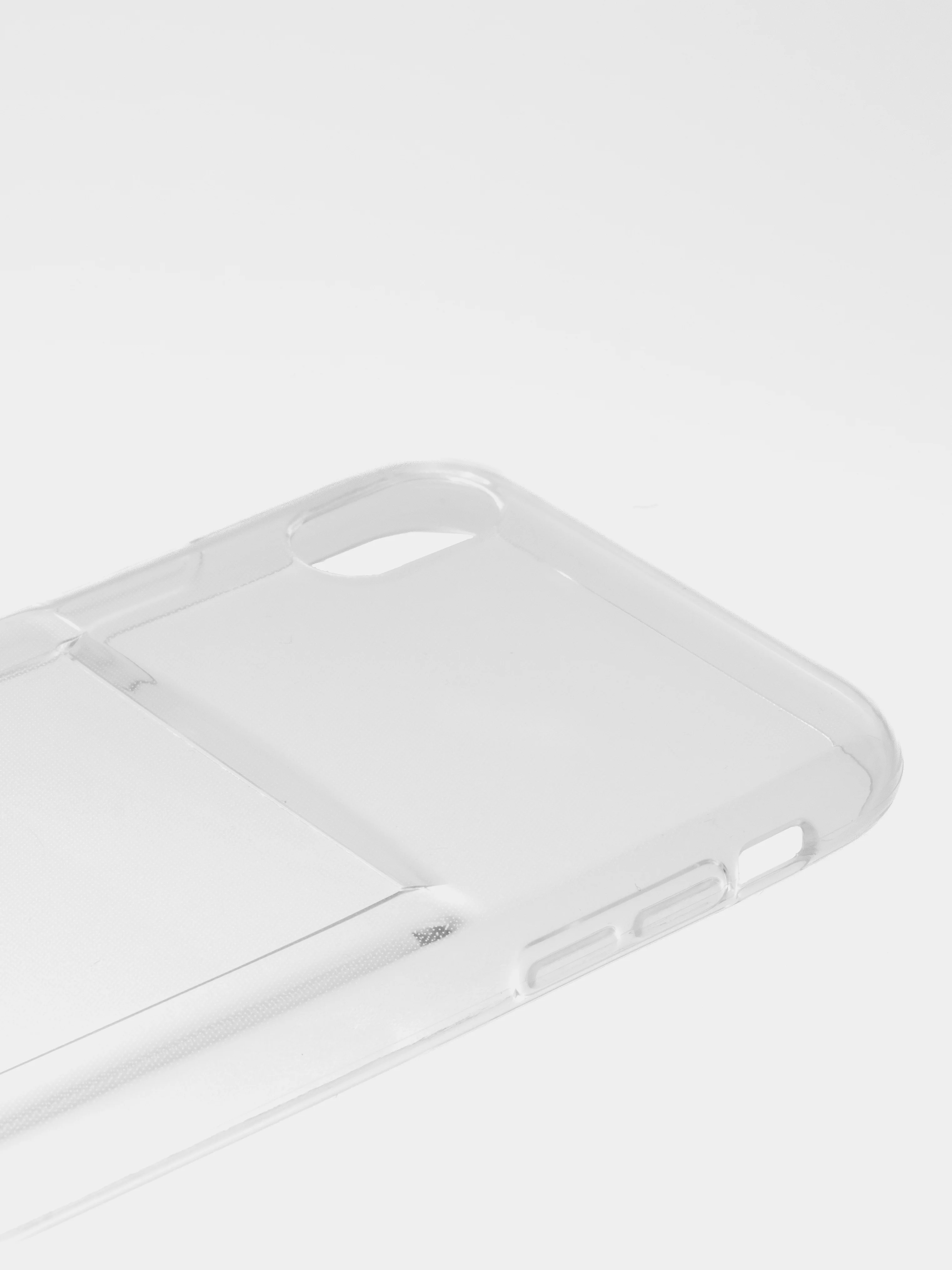 Прозрачный чехол для iPhone X, XS, XR, 11, 12, 13, 14 Pro Max/mini, с карманом для карт, силиконовый