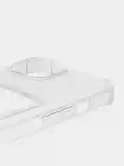 Прозрачный чехол для iPhone X, XS, XR, 11, 12, 13, 14 Pro Max/mini, с карманом для карт, силиконовый