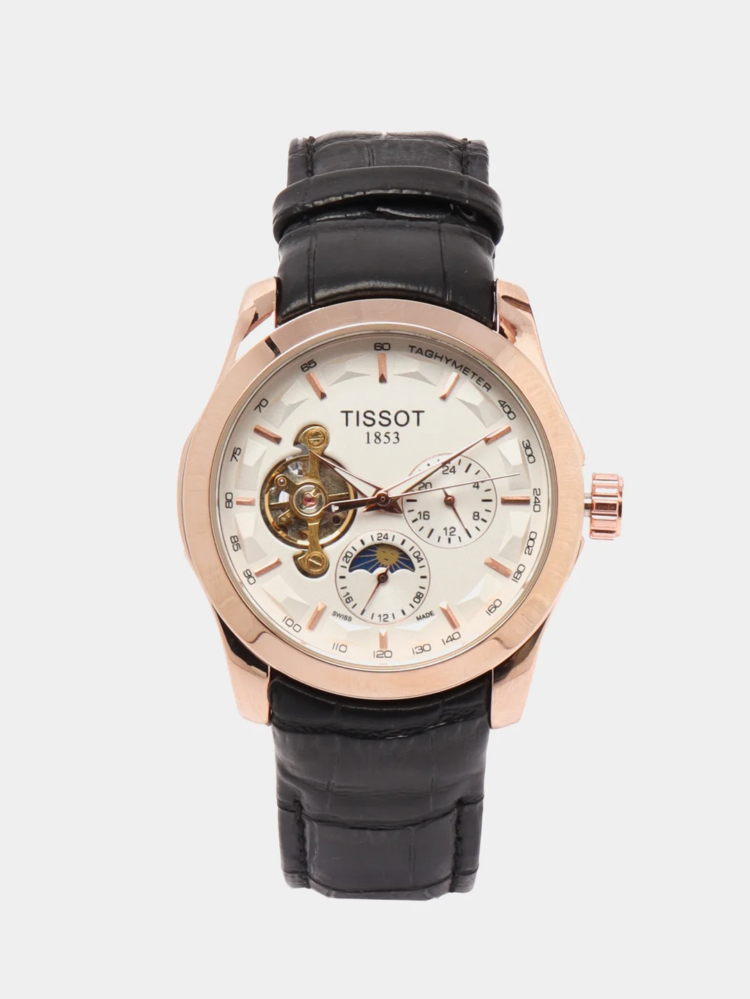 Коралловый меланж часы механические Tissot