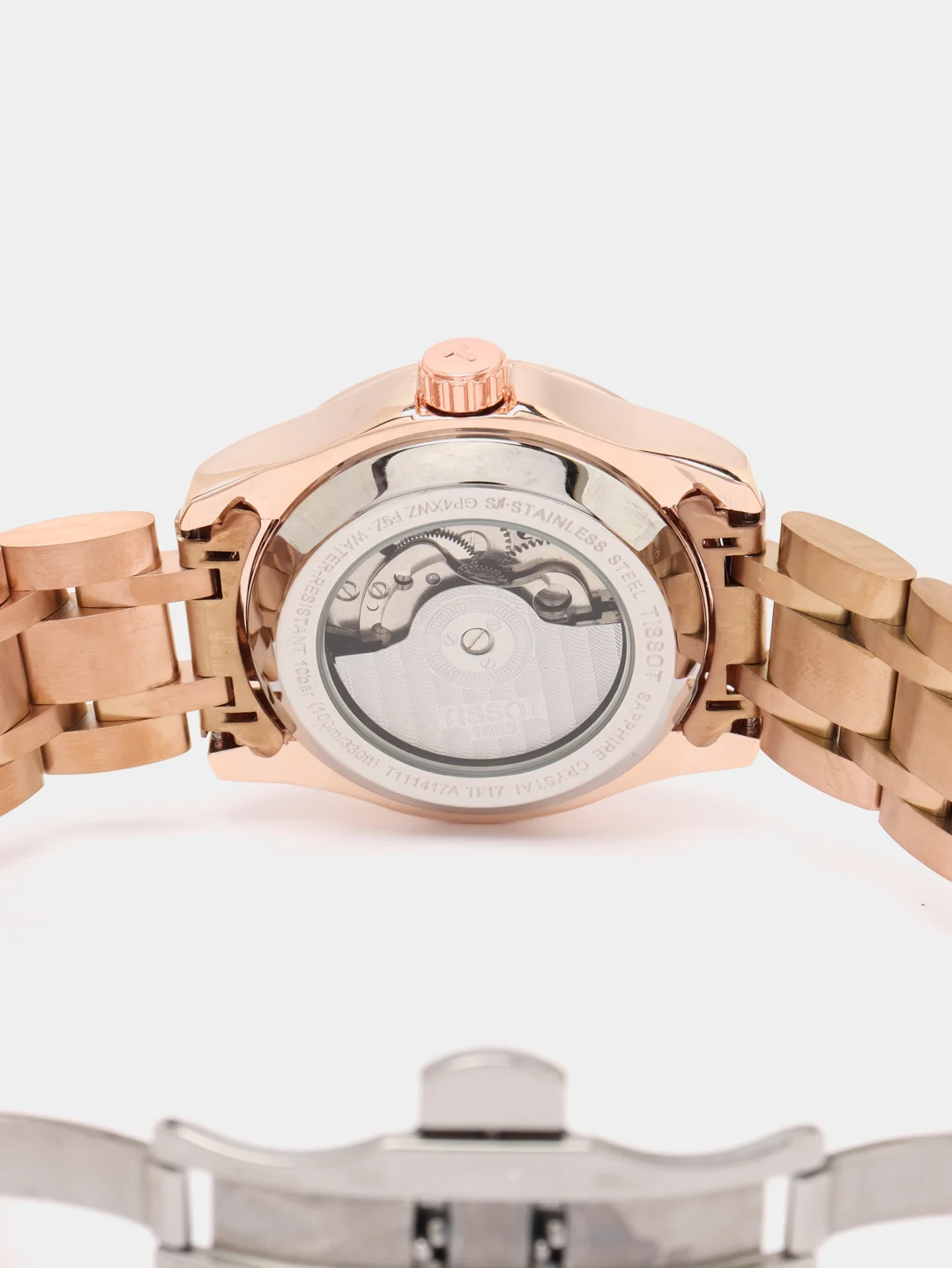 Черный часы механические Tissot