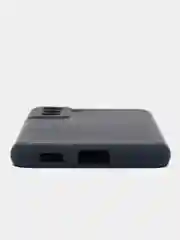 Темно-синий чехол силиконовый Silicone Cover для Samsung Galaxy S21 FE, Самсунг Галакси С21 ФЕ