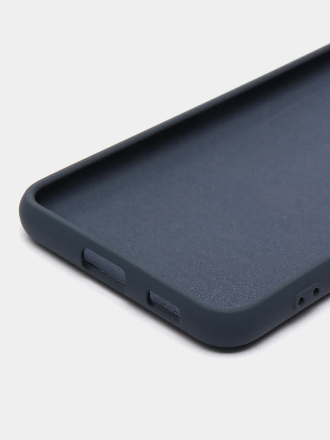 Темно-синий чехол силиконовый Silicone Cover для Samsung Galaxy S21 FE, Самсунг Галакси С21 ФЕ