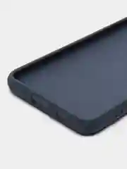 Темно-синий чехол силиконовый Silicone Cover для Samsung Galaxy S21 FE, Самсунг Галакси С21 ФЕ
