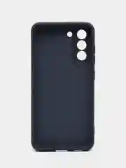Темно-синий чехол силиконовый Silicone Cover для Samsung Galaxy S21 FE, Самсунг Галакси С21 ФЕ