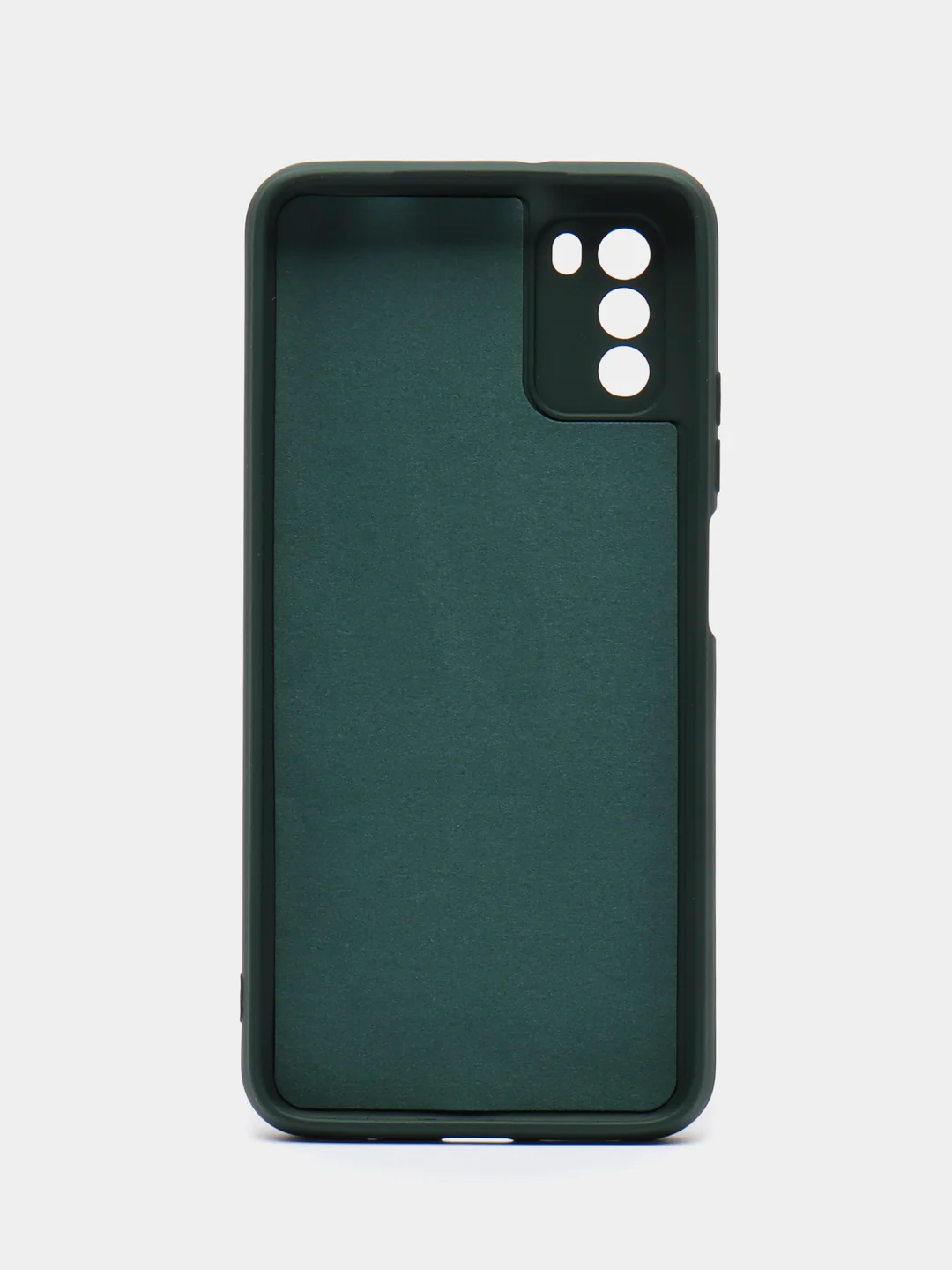 Тёмно-зелёный чехол силиконовый для Xiaomi Poco M3,Сяоми Поко М3 Silicone Cover