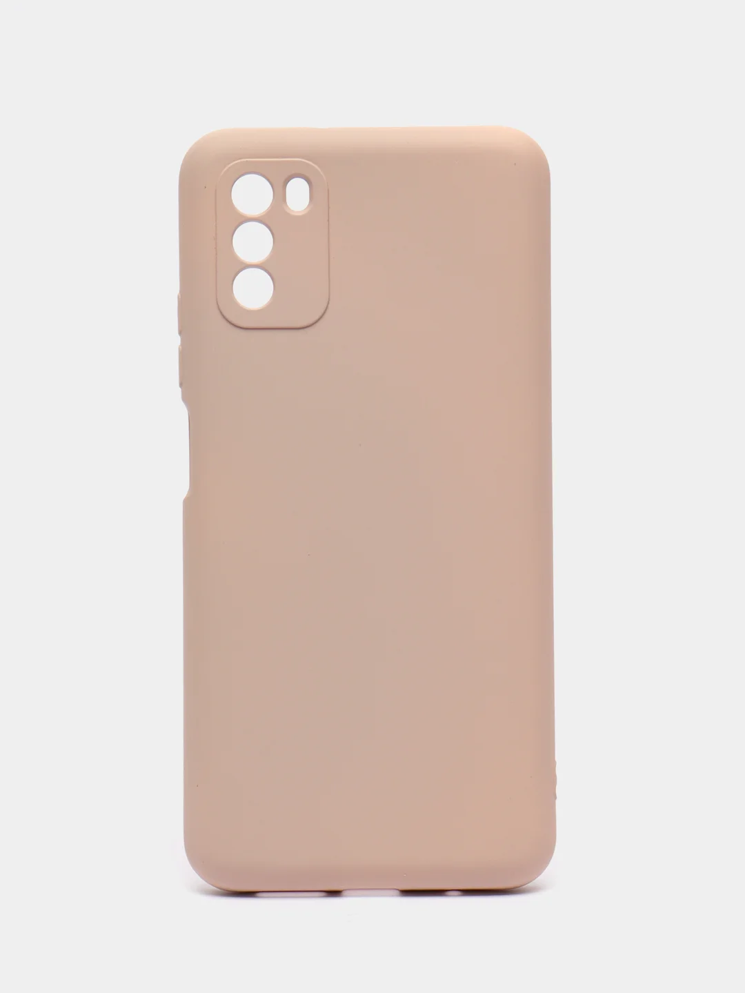 Бежевый чехол силиконовый для Xiaomi Poco M3,Сяоми Поко М3 Silicone Cover