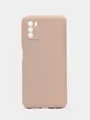 Бежевый чехол силиконовый для Xiaomi Poco M3,Сяоми Поко М3 Silicone Cover