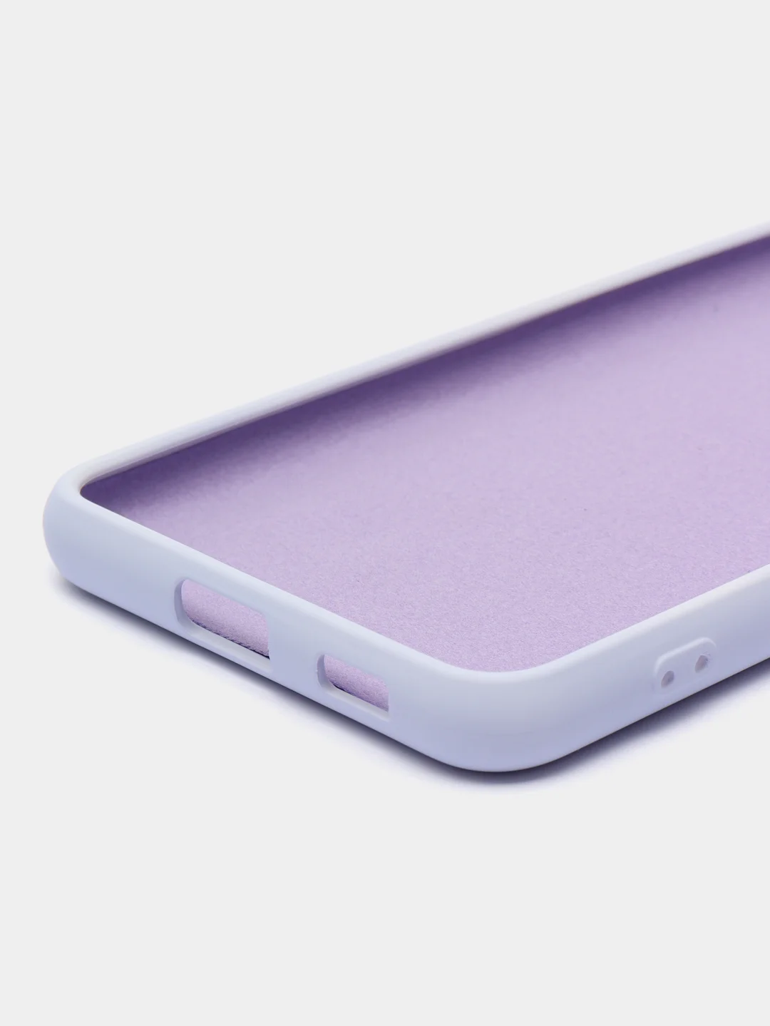 Сиреневый чехол силиконовый Silicone Cover для Samsung Galaxy S21 FE, Самсунг Галакси С21 ФЕ