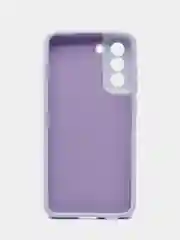 Сиреневый чехол силиконовый Silicone Cover для Samsung Galaxy S21 FE, Самсунг Галакси С21 ФЕ