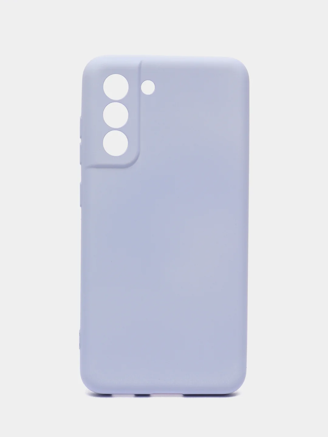 Сиреневый чехол силиконовый Silicone Cover для Samsung Galaxy S21 FE, Самсунг Галакси С21 ФЕ