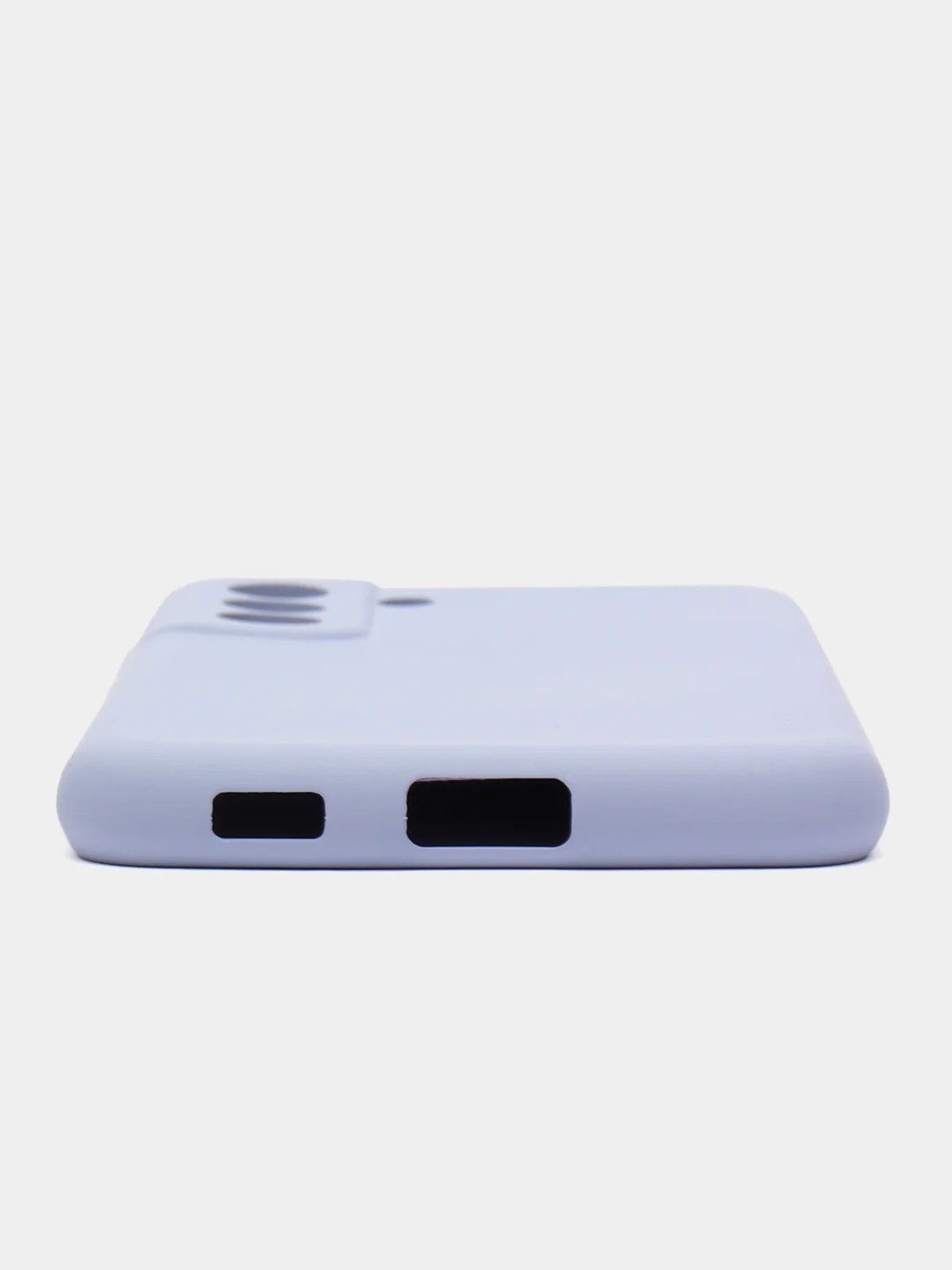 Сиреневый чехол силиконовый Silicone Cover для Samsung Galaxy S21 FE, Самсунг Галакси С21 ФЕ