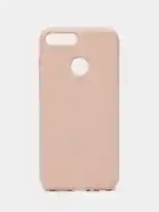 Бежевый чехол силиконовый Silicone Cover для Huawei Honor 9 Lite, Хуавей Хонор 9 Лайт