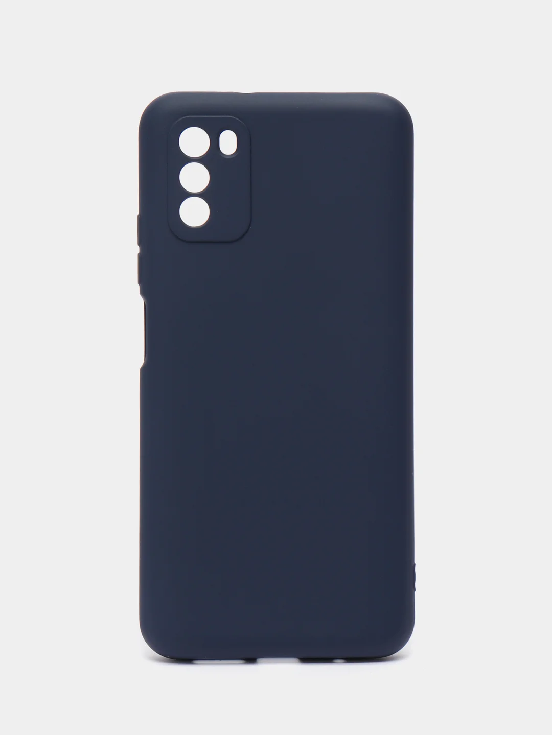 Темно-синий чехол силиконовый для Xiaomi Poco M3,Сяоми Поко М3 Silicone Cover