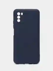 Темно-синий чехол силиконовый для Xiaomi Poco M3,Сяоми Поко М3 Silicone Cover