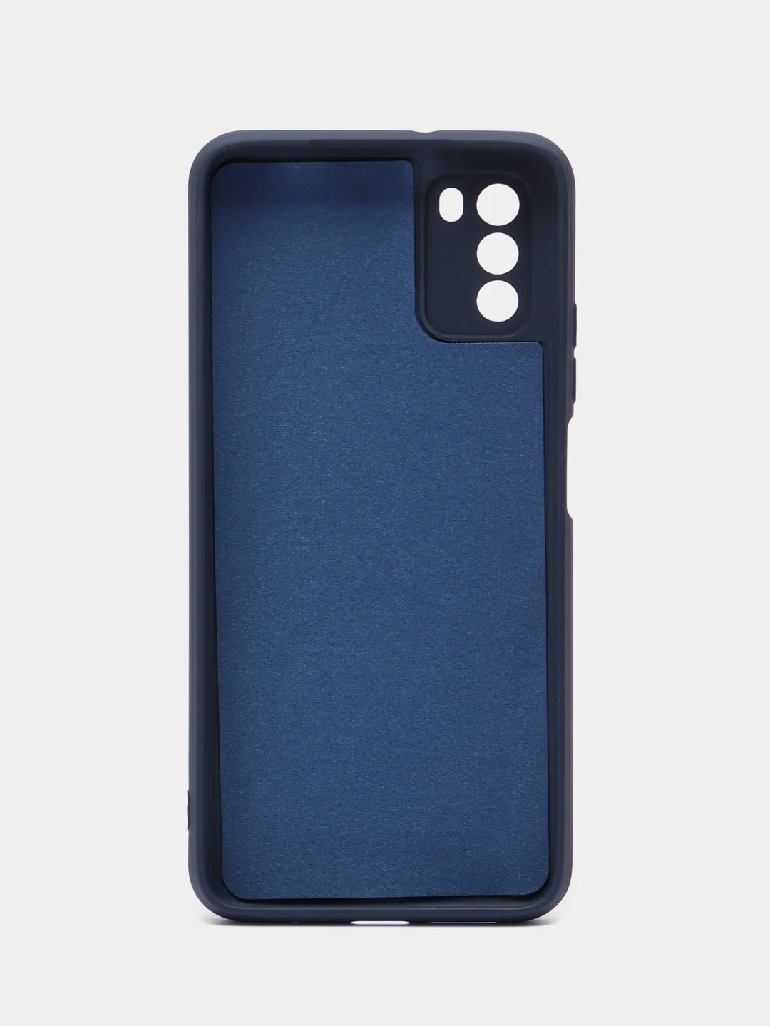 Темно-синий чехол силиконовый для Xiaomi Poco M3,Сяоми Поко М3 Silicone Cover