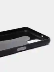 Черный чехол Samsung Galaxy A12 / M12, Самсунг Галакси А12 / М12, силиконовый, под карбон