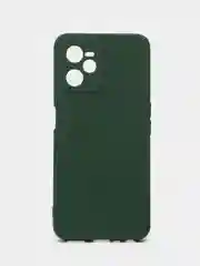 Тёмно-зелёный чехол силиконовый для Realme C35 / Реалми С35 Silicone Cover