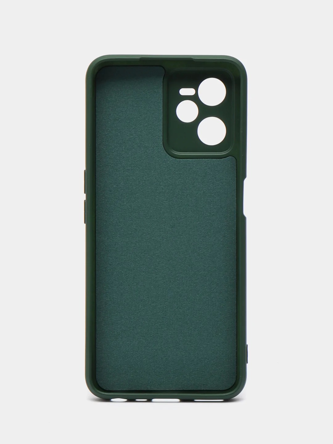 Тёмно-зелёный чехол силиконовый для Realme C35 / Реалми С35 Silicone Cover