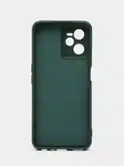 Тёмно-зелёный чехол силиконовый для Realme C35 / Реалми С35 Silicone Cover