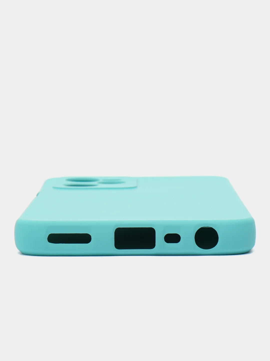Бирюзовый чехол силиконовый для Realme C35 / Реалми С35 Silicone Cover