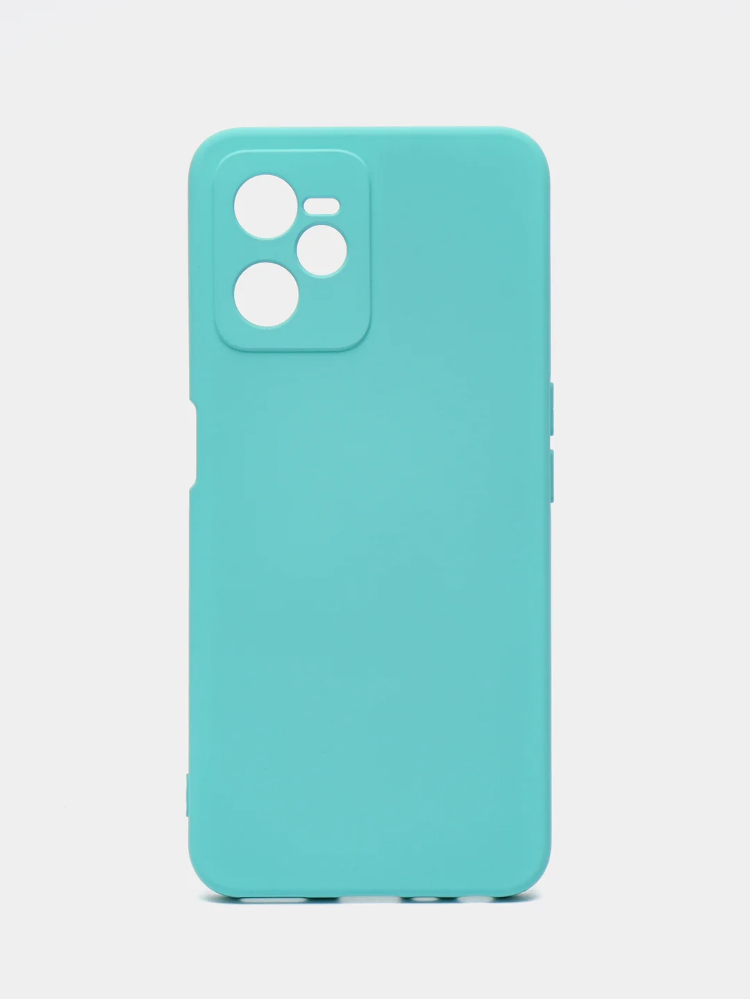 Бирюзовый чехол силиконовый для Realme C35 / Реалми С35 Silicone Cover