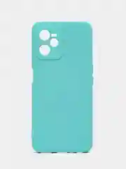 Бирюзовый чехол силиконовый для Realme C35 / Реалми С35 Silicone Cover