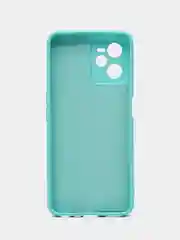 Бирюзовый чехол силиконовый для Realme C35 / Реалми С35 Silicone Cover