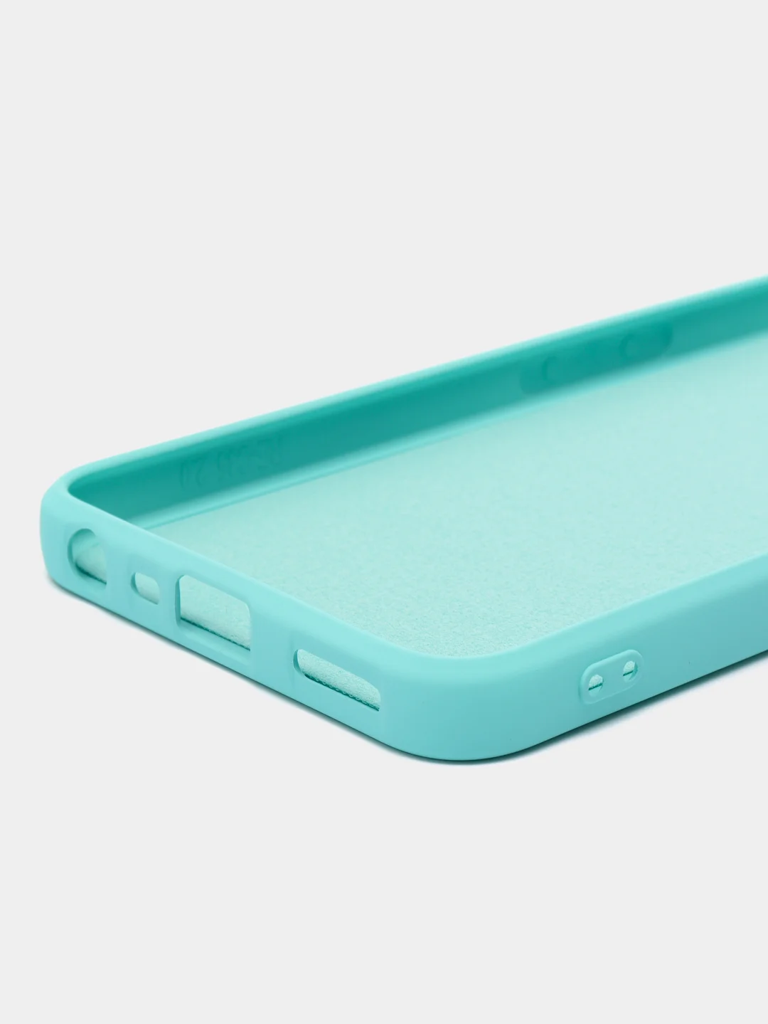 Бирюзовый чехол силиконовый для Realme C35 / Реалми С35 Silicone Cover